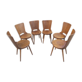 Set of 4 chairs "model dove" baumann