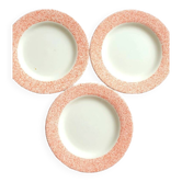 Assiettes plates vintage