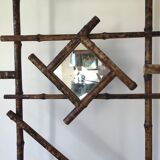 Bamboo coat rack cloakroom