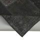 Handmade anatolian overdyed 170 cm x 245 cm black patchwork carpet