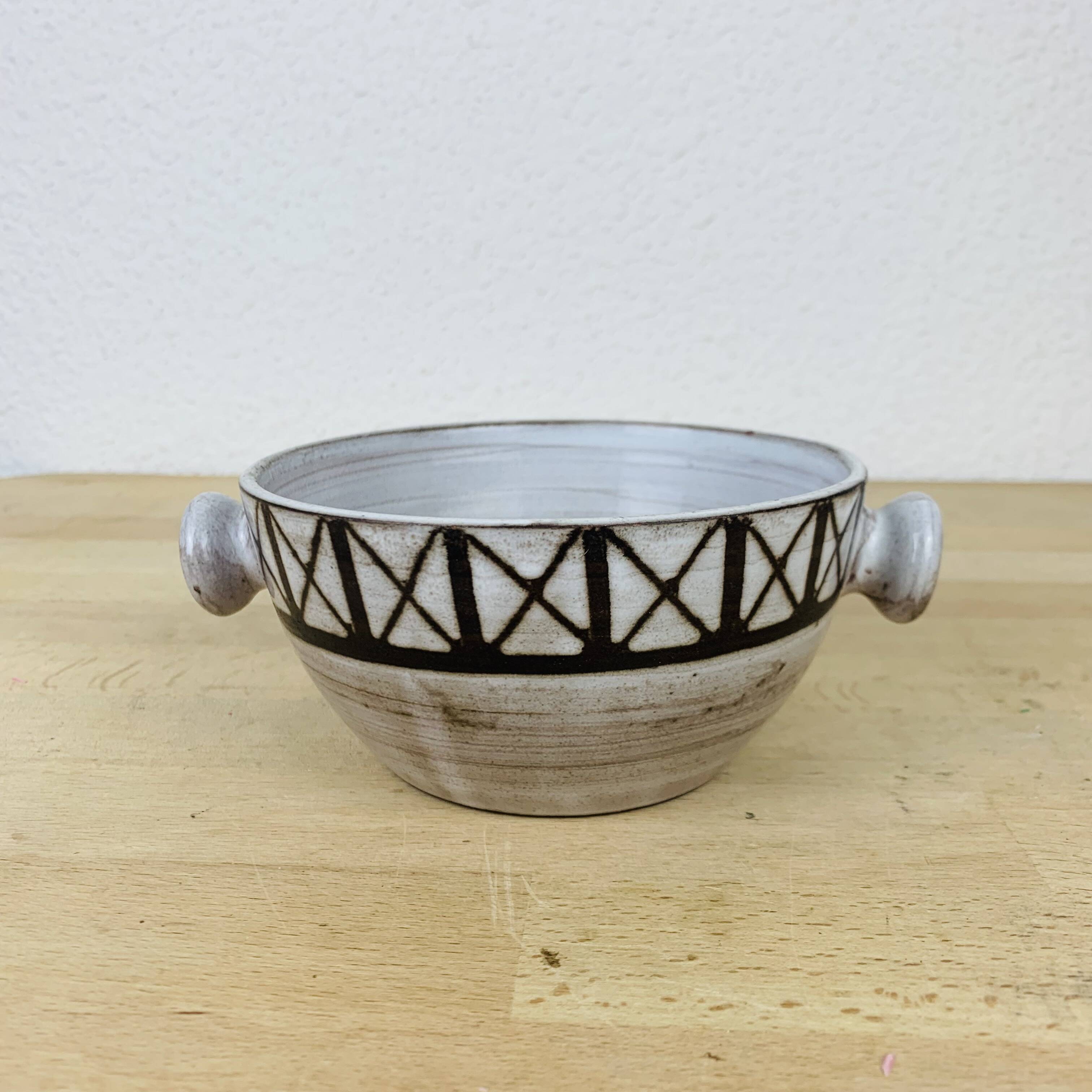 Dish and bowl Emile Masson in Vallauris