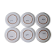 6 large flat ceramic plates by Jean Austruy
