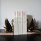 Serre-livres cygnes art déco