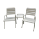 Salon de jardin et  terrasse Fermob blanc