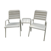 Salon de jardin et  terrasse Fermob blanc