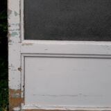 Porte vintage vitrages translucides