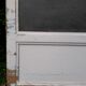 Door vintage translucent glazing