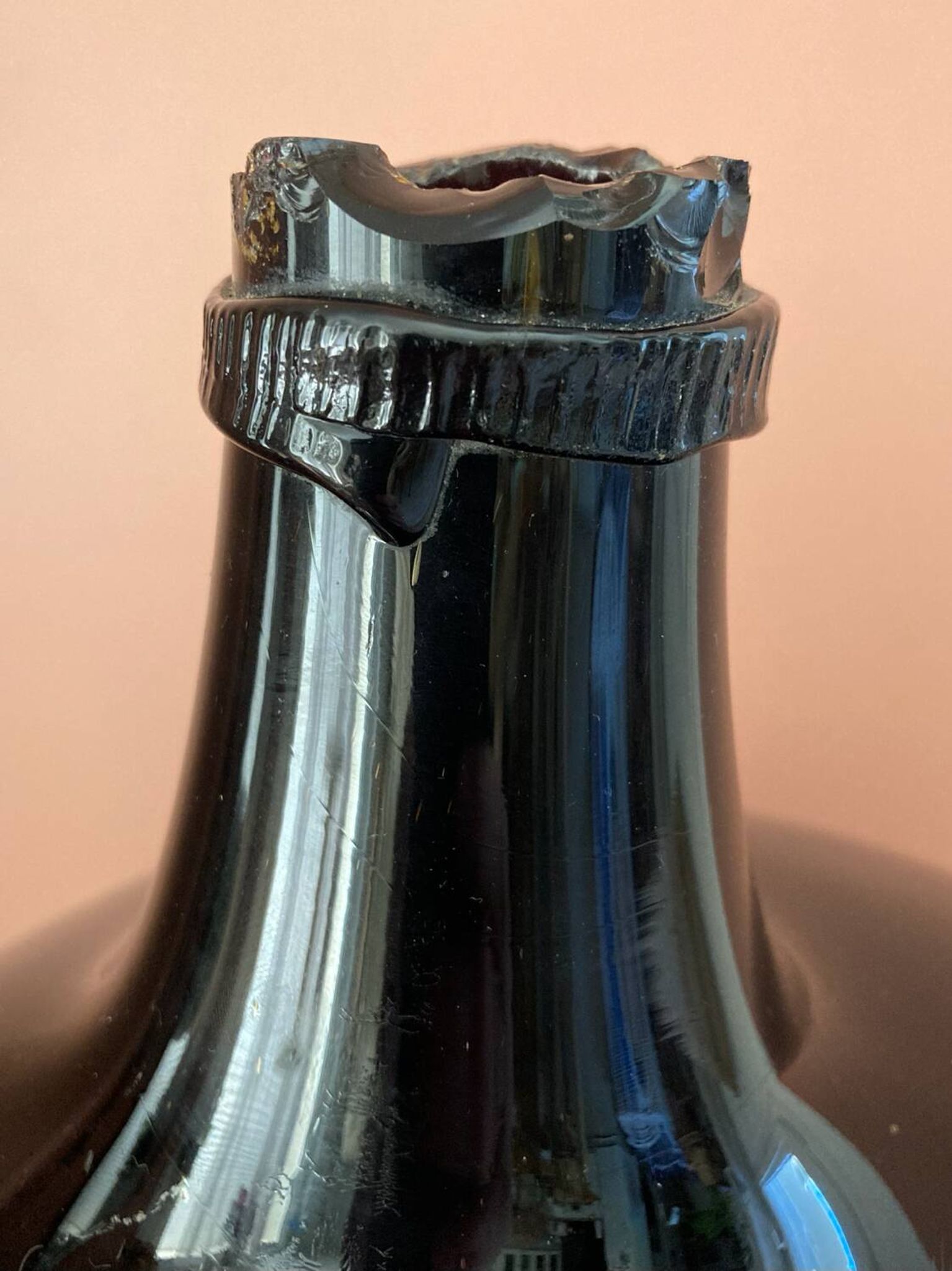 Dame-jeanne ancienne ambrée 25-30L