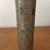 Jean Claude Monange salt stoneware scroll vase. “Daisy” pattern