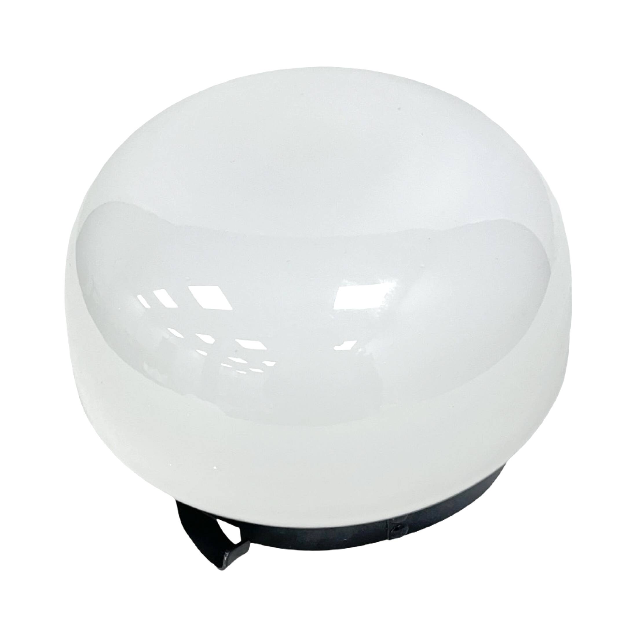 RZB ceiling lamp – Germany, 1970s, opal glass, 22 cm, E27