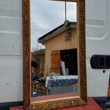 Wood and Gilded Stuk Mirror, early 20th century