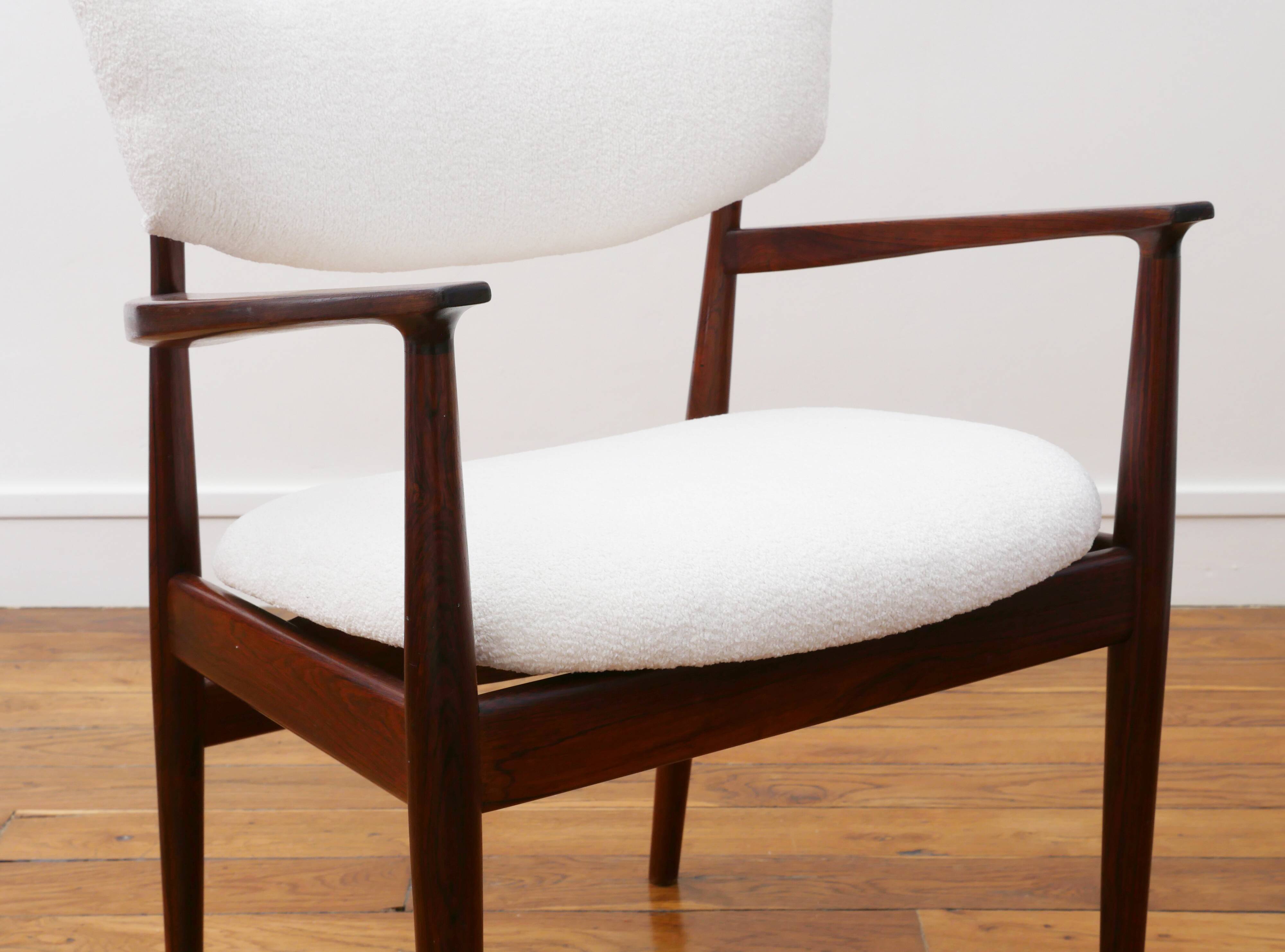 Scandinavian armchair in teak