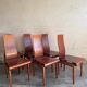 Set of 6 "Molly" chairs by Finazzer (1980s)