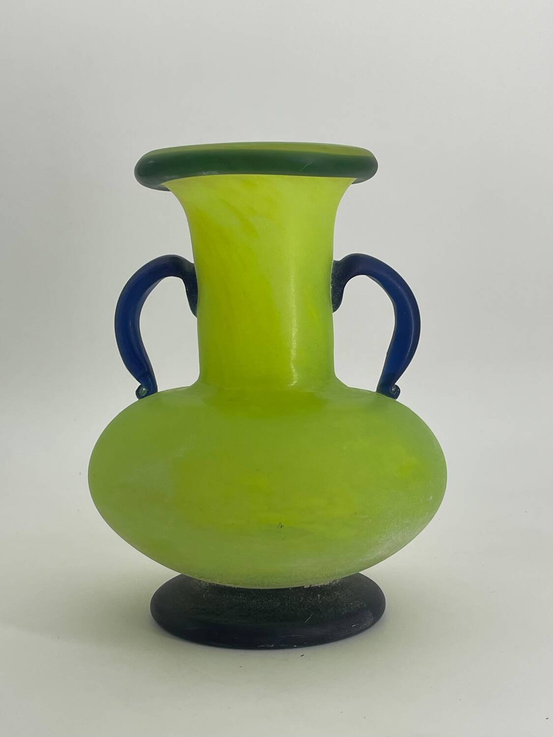 Vintage glass paste vase