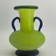 Vase en pâte de verre vintage