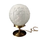 Art Deco globe table lamp