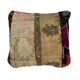 Vintage Turkish Patchwork Rug Cushion Cover 40x40 cm