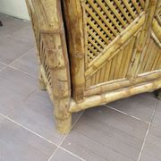 Meuble chiffonnier en bambou et rotin