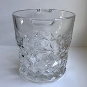 Seau à glace / glaçons en cristal années 70