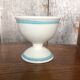 Paire ancien coquetier carlton ware 1976 céramique blanc & bleu vintage