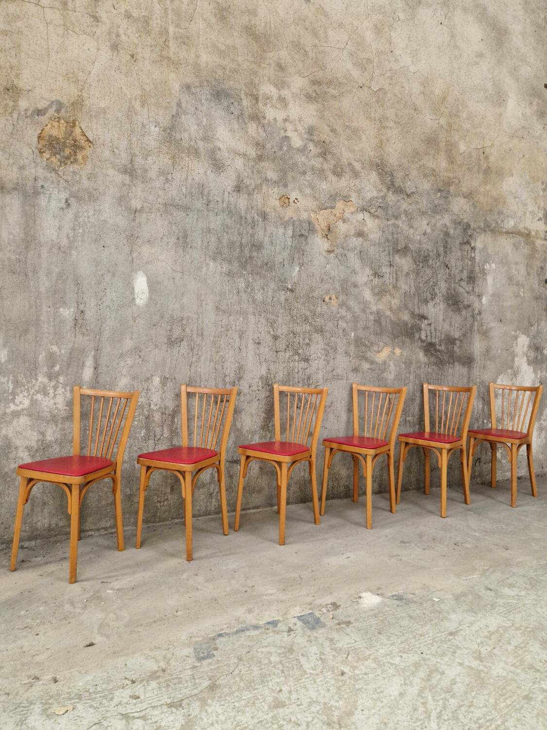 6 Baumann chairs no. 153
