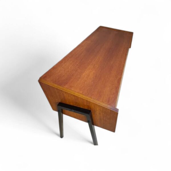Bureau-Console Vintage ''Legate'' - Teck & Métal - Design Scandinave 196