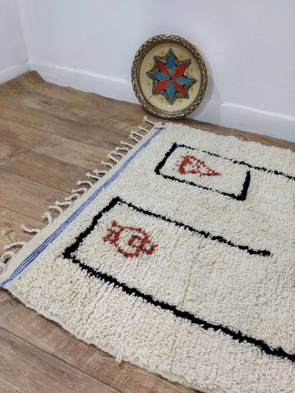 Tapis Berbère Marocain Artisanal 158 X 112 CM