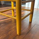 Wood and straw stool