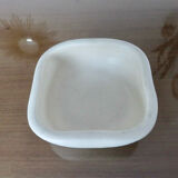 Trinket bowl keramos white ceramic 50/60s