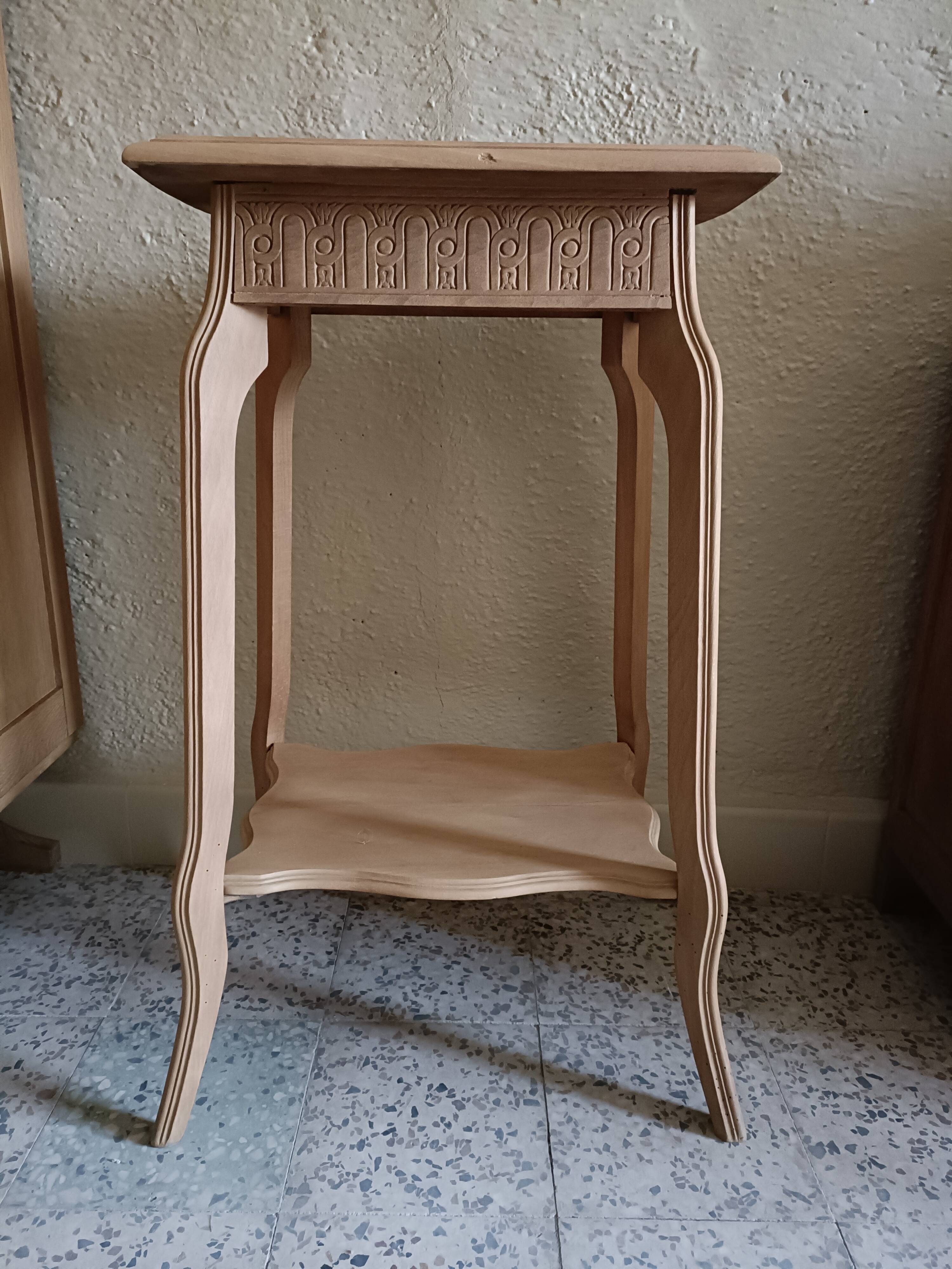 Renovated pedestal table