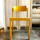 Chaise "Canto" en bois jaune par Schlapp Mobel