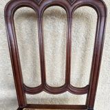 Paire de chaise de bistrot fin XIXem en acajou
