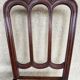 Pair of late 19th century mahogany bistro chairs