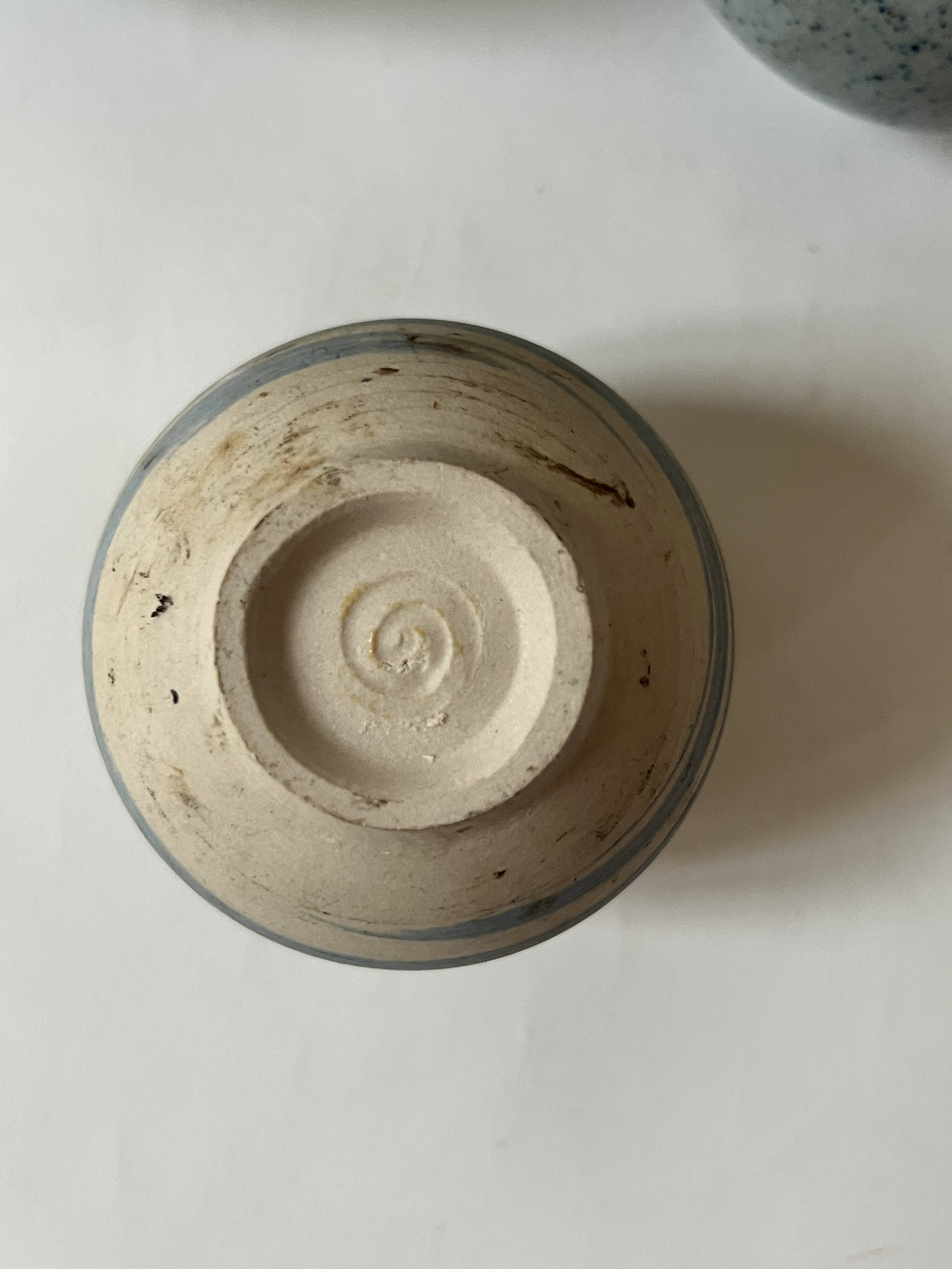 Set of 2 handmade ceramic vases