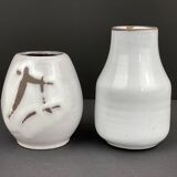 2 vintage mini vases, scheurich, collectable mid century ceramics