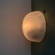 Round wall light ceiling light in white Clichy glass