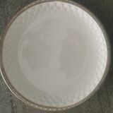 Hutschenreuther plate white silver edging