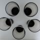 Set of 5 smoked glass soda glasses
