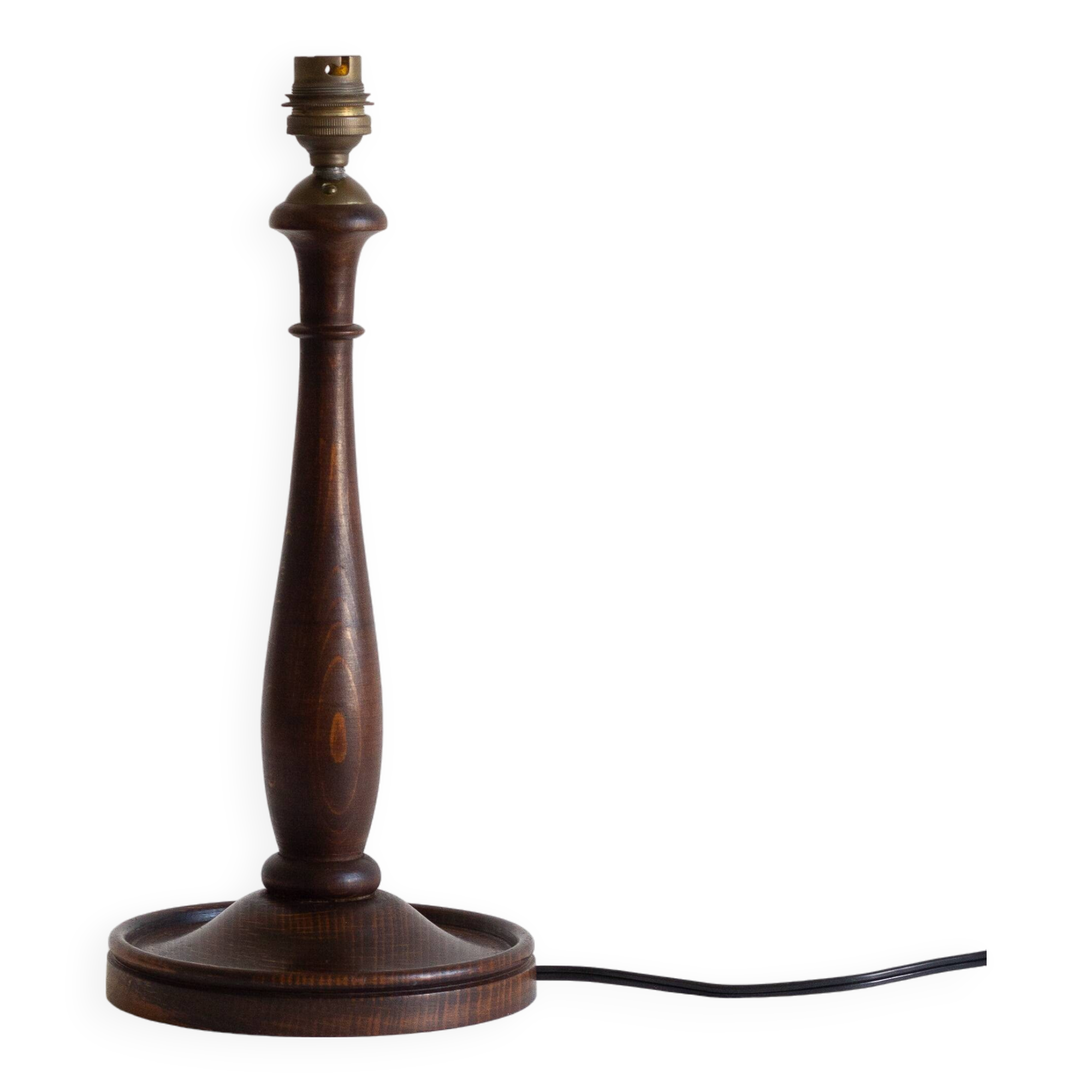 Wooden lamp base, 1930s/40s