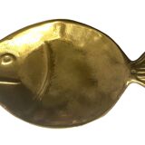 Vide poche poisson laiton