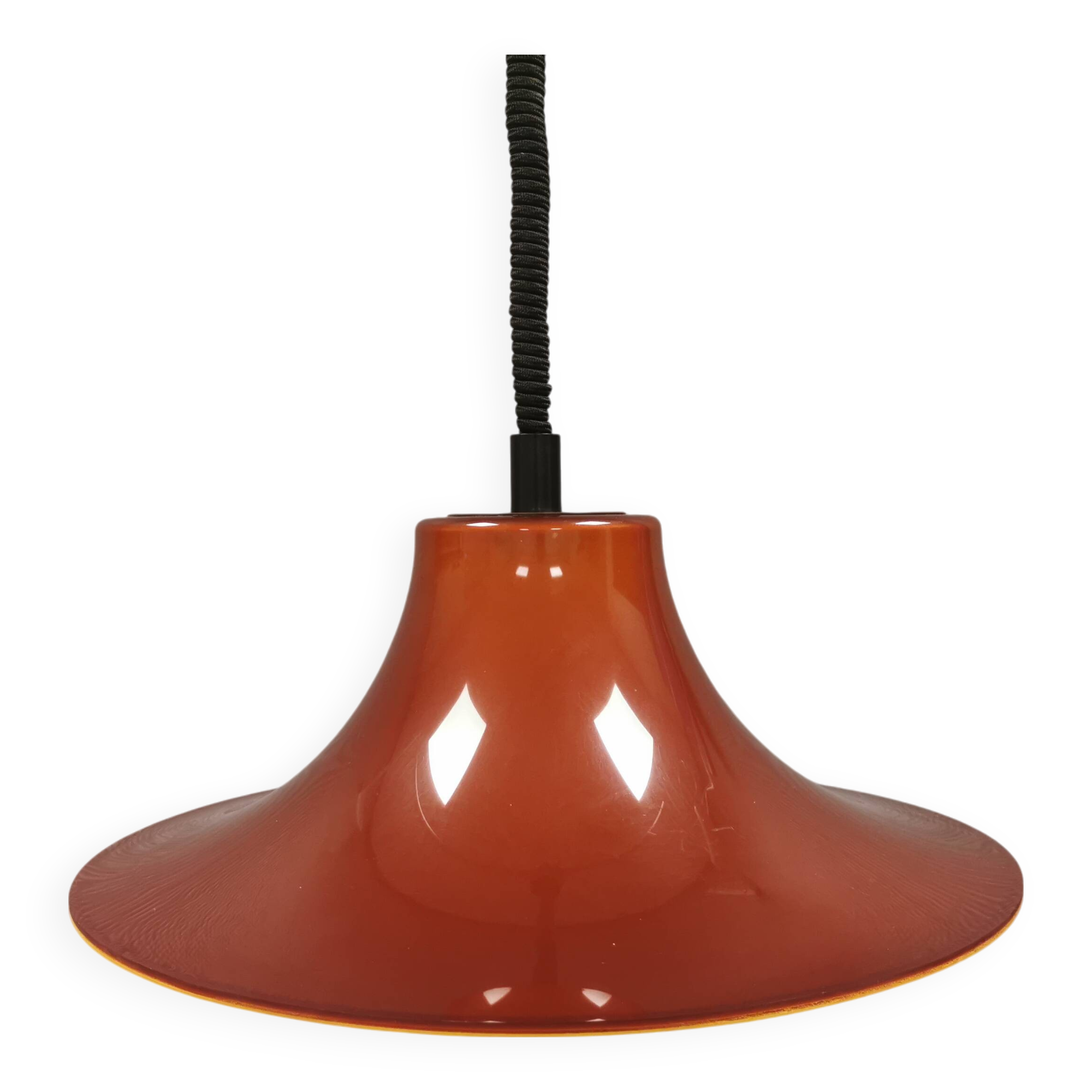 Lampe à suspension Jo Hammerborg pour Fog&Mørup modèle Plain de 1977.