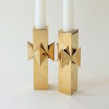 Pair of Rossett candlesticks SKULTUNA Pierre Forsell