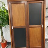 Wardrobe wardrobe sliding doors vintage 1960s