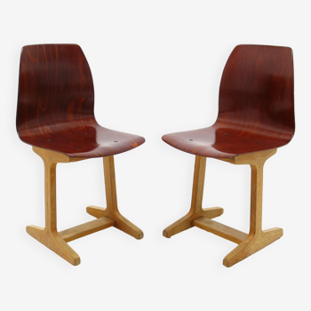 German Side Chair by A. Stegner, 1960s