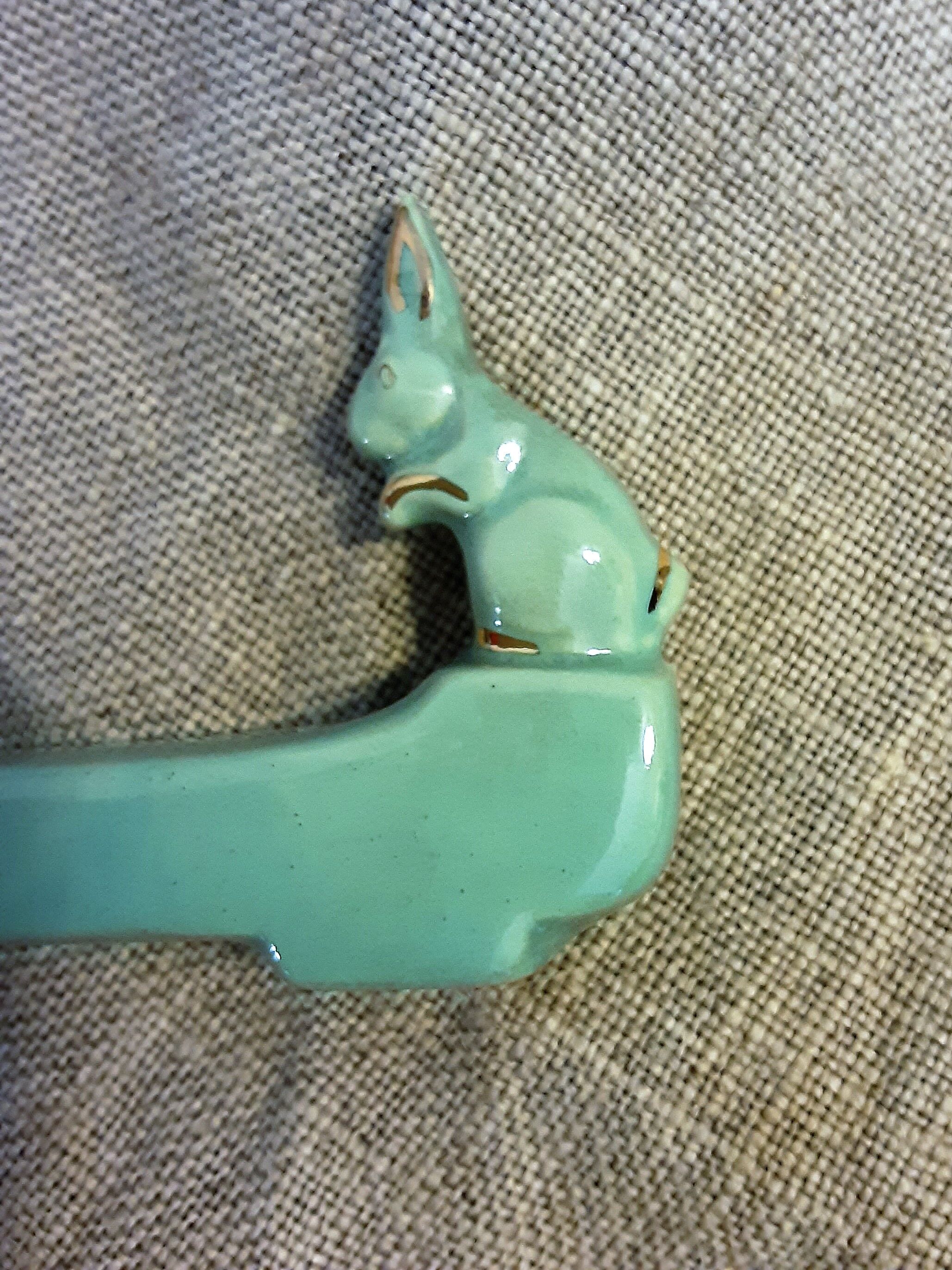 Vintage knife holder, Faïencerie St Clément