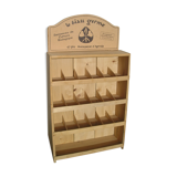 18 compartment wooden store display