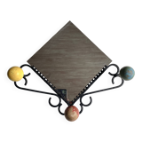 Vintage coat rack with mirror