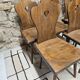 Lot chaises bistrot alsacienne 1960