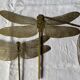 Lot de 3 libellules en laiton doré vintage