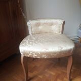 Lot de deux tabourets à dossier XIXeme